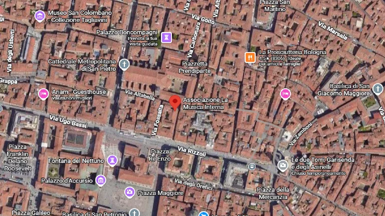 Mappa Musica Interna Bologna
